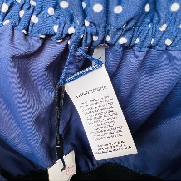 Vitamin A Rumba dot Amelie bikini top in Navy blue - Picture 5 of 10